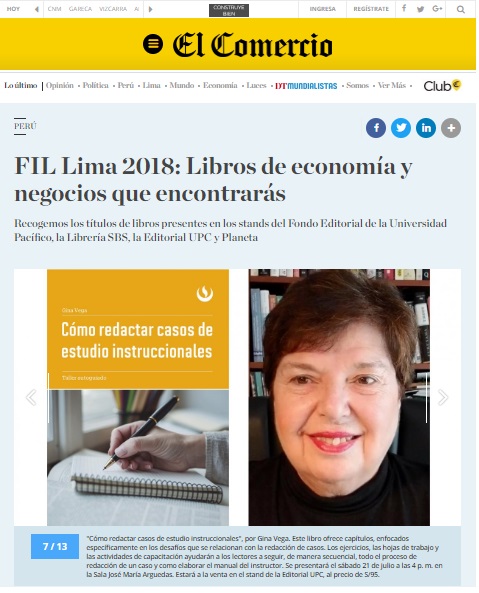 FIL Lima 2018: Libros de economía y negocios que encontrarás