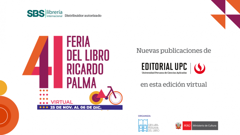 Editorial UPC estará presente en la Feria Ricardo Palma 2020