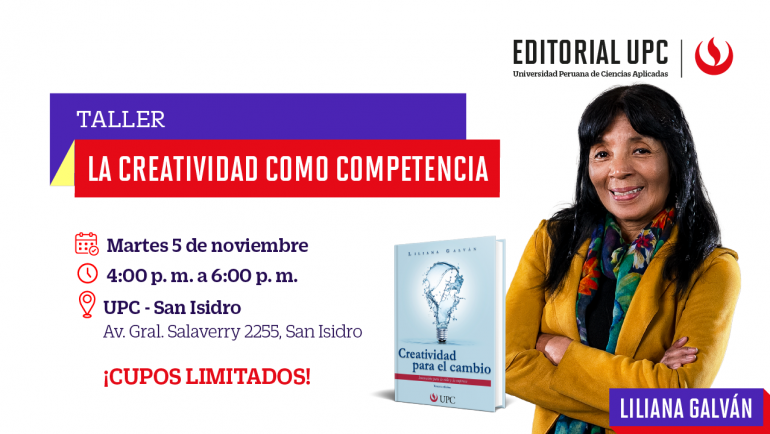 Taller presencial: La creatividad como competencia