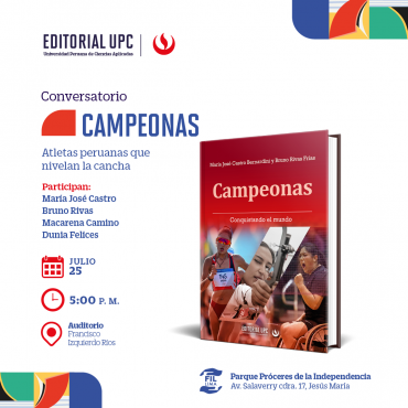 Conversatorio: Campeonas. Atletas peruanas que nivela la cancha