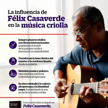 La infuencia de Féliz Casaverde en la música criolla