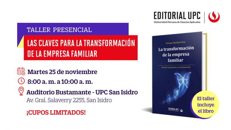Taller presencial: Las claves para la transformación de la empresa familiar