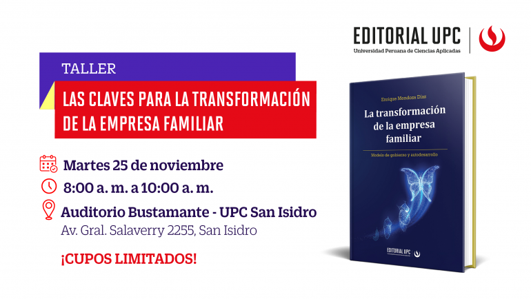 Taller presencial: Las claves para la transformación de la empresa familiar