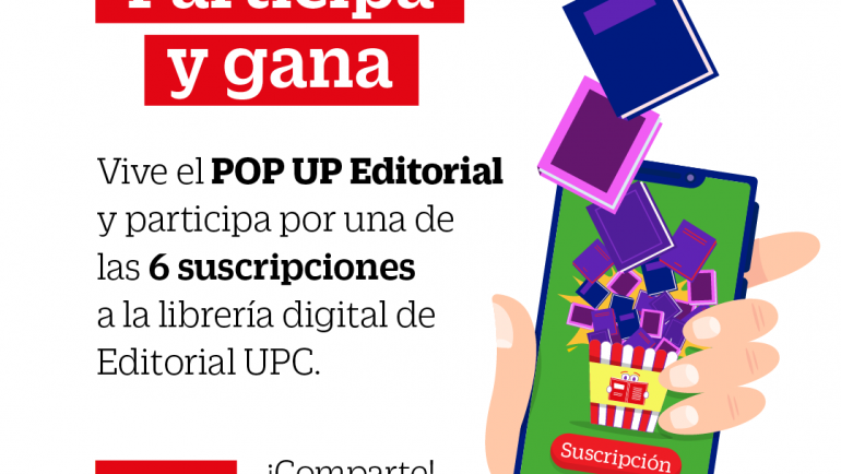 Participa y gana en el Pop Up Editorial de la Feria del Libro UPC 2026