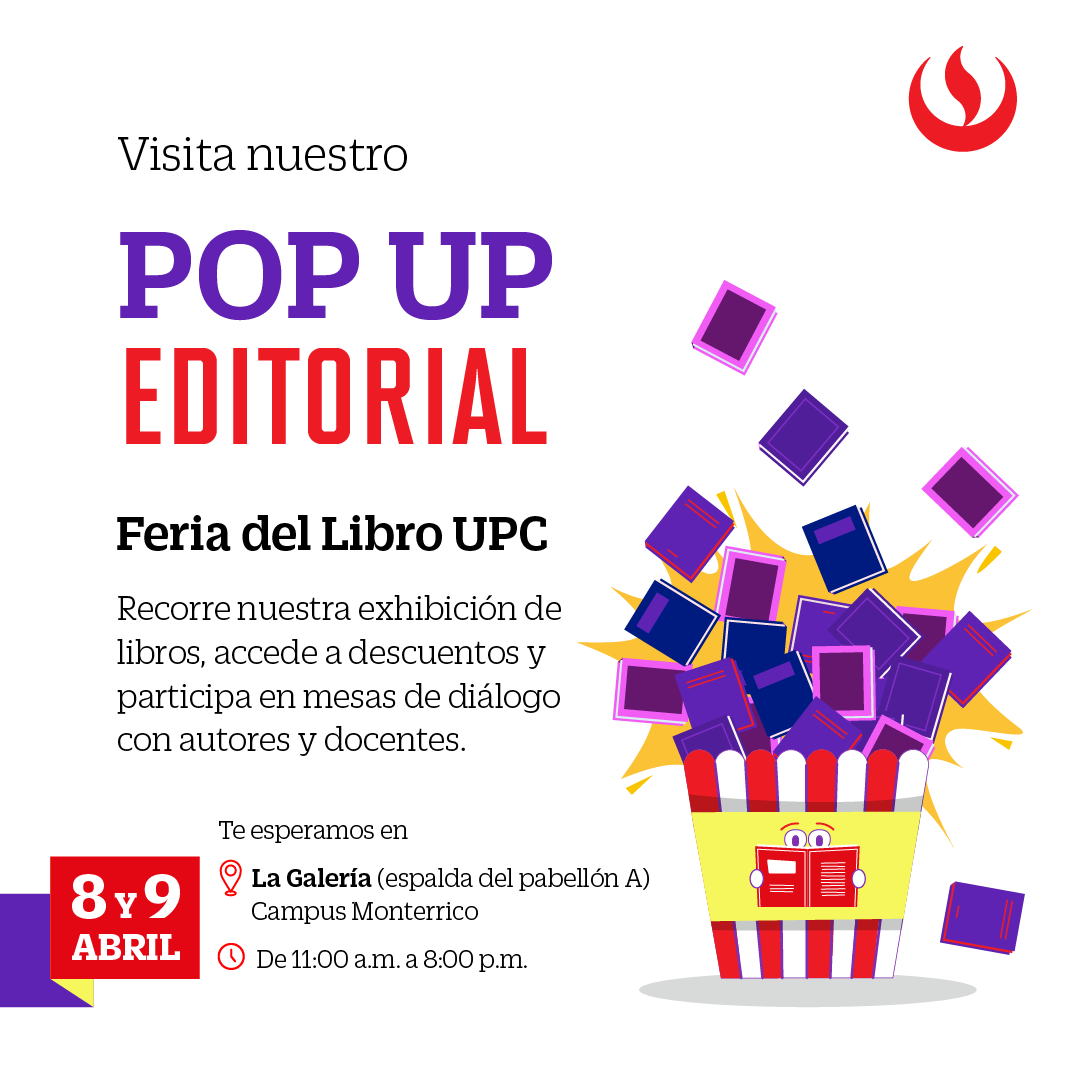 Participa y gana en el Pop Up Editorial de la Feria del Libro UPC 2026